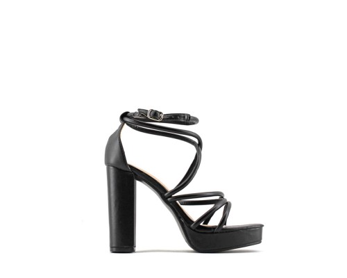 Sandalia Tacón Ancho Platorma